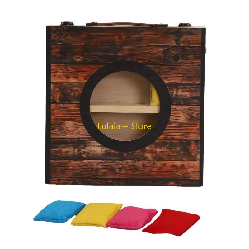 Cornhole Board Set - Y4QA 뒷마당 모임을 위한 콩주머니가 포함된