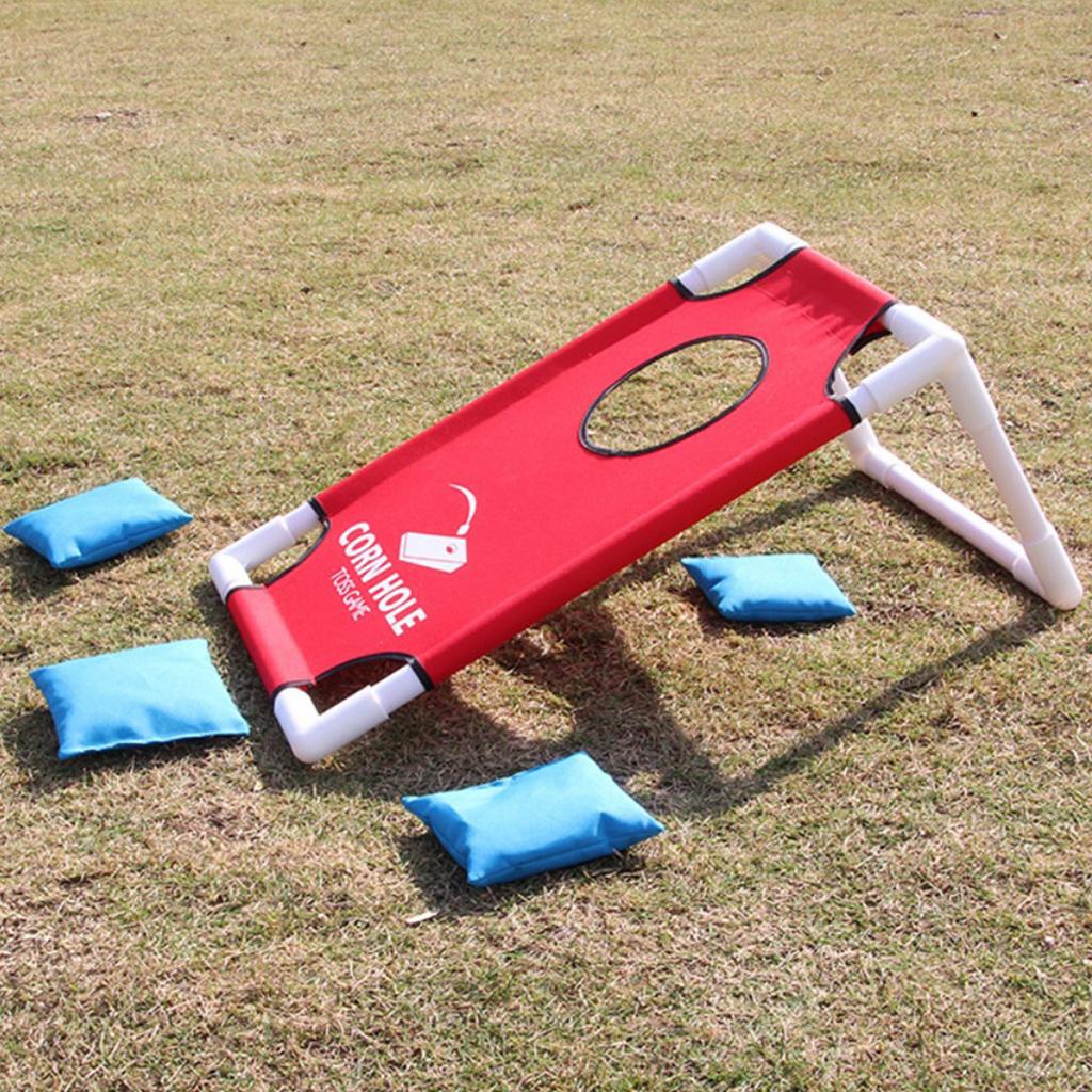 Cornhole Board Set - 코르노홀 게임 세트 접이식 빈백 토스
