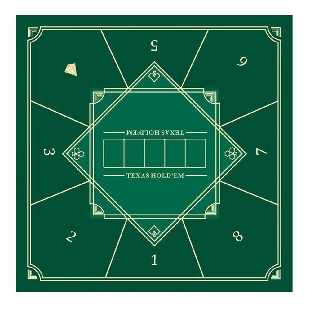Party Games Board Game - 두꺼운 텍사스 홀덤 포커 매트 방수