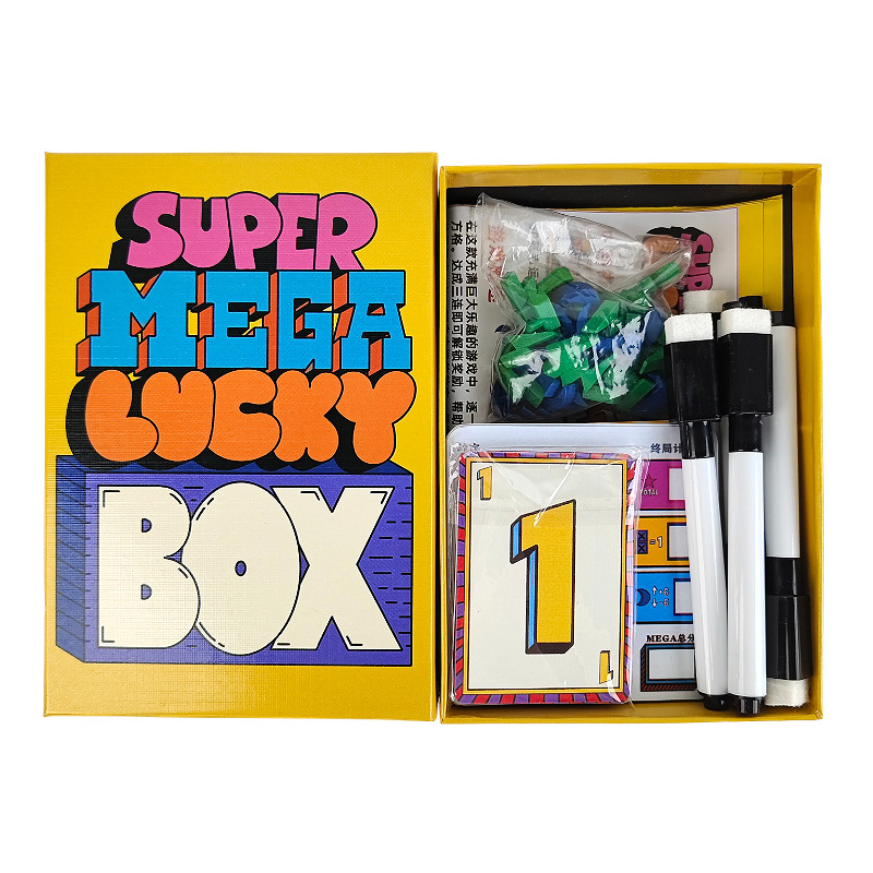 슈퍼 메가 럭키 박스 보드 게임 1-6인용 가족 파티  - Party Games Board Game 리뷰 및 가격