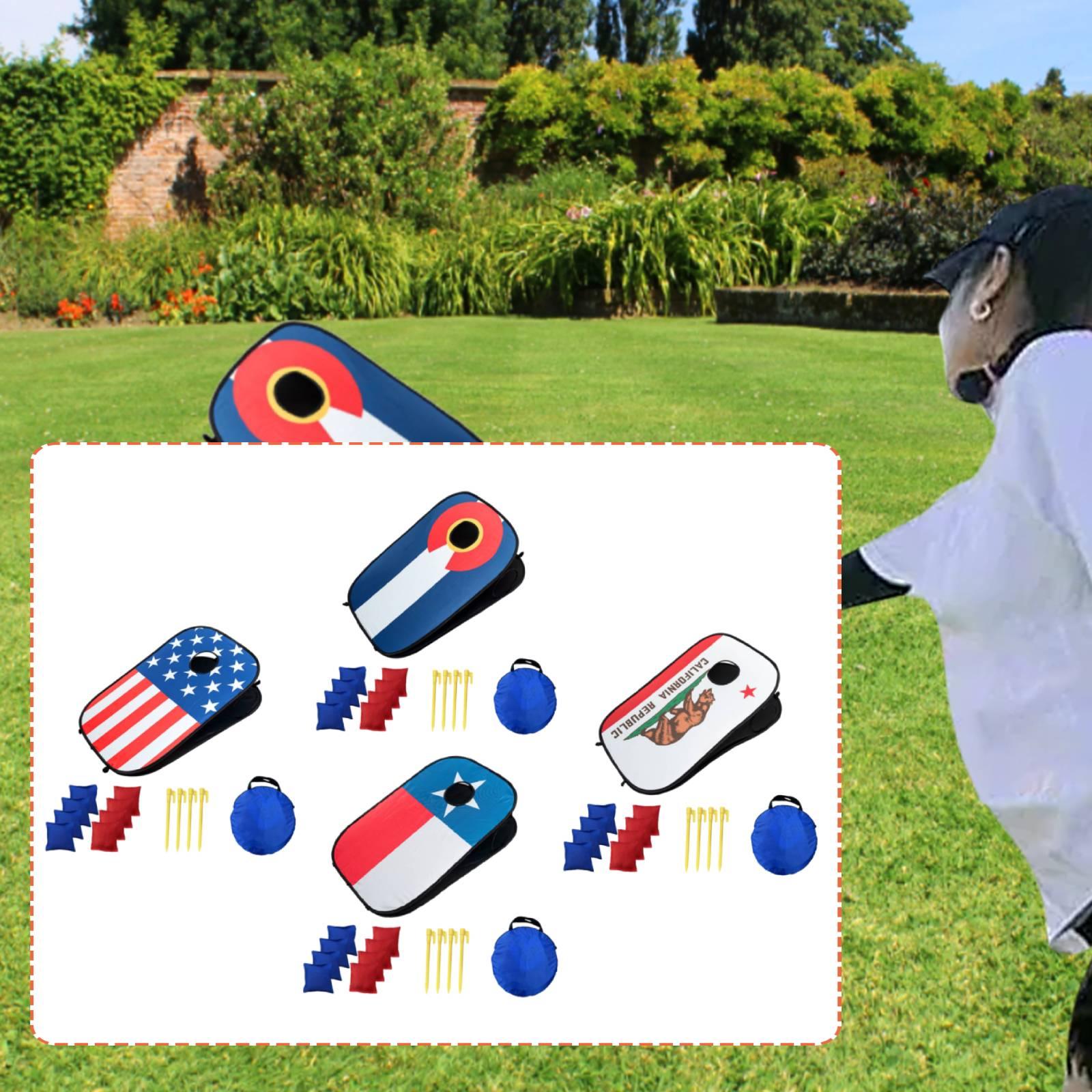 콩주머니 던지기 게임 콘홀 보드 휴대용 경량 장난감 캠 - Cornhole Board Set 리뷰 및 가격