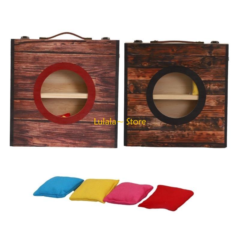 Y4QA 뒷마당 모임을 위한 콩주머니가 포함된 야외 던 - Cornhole Board Set 리뷰 및 가격