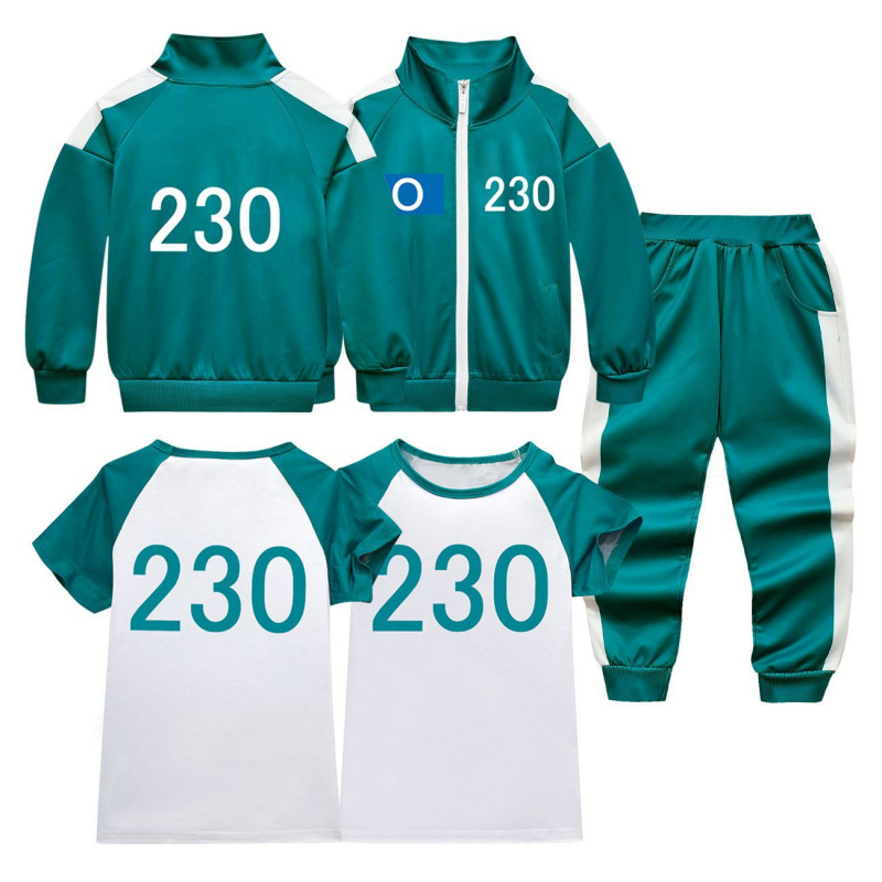2025년 신제품 어린이 맞춤형 오징어 게임 2 의류  - Party Games Groups 리뷰 및 가격