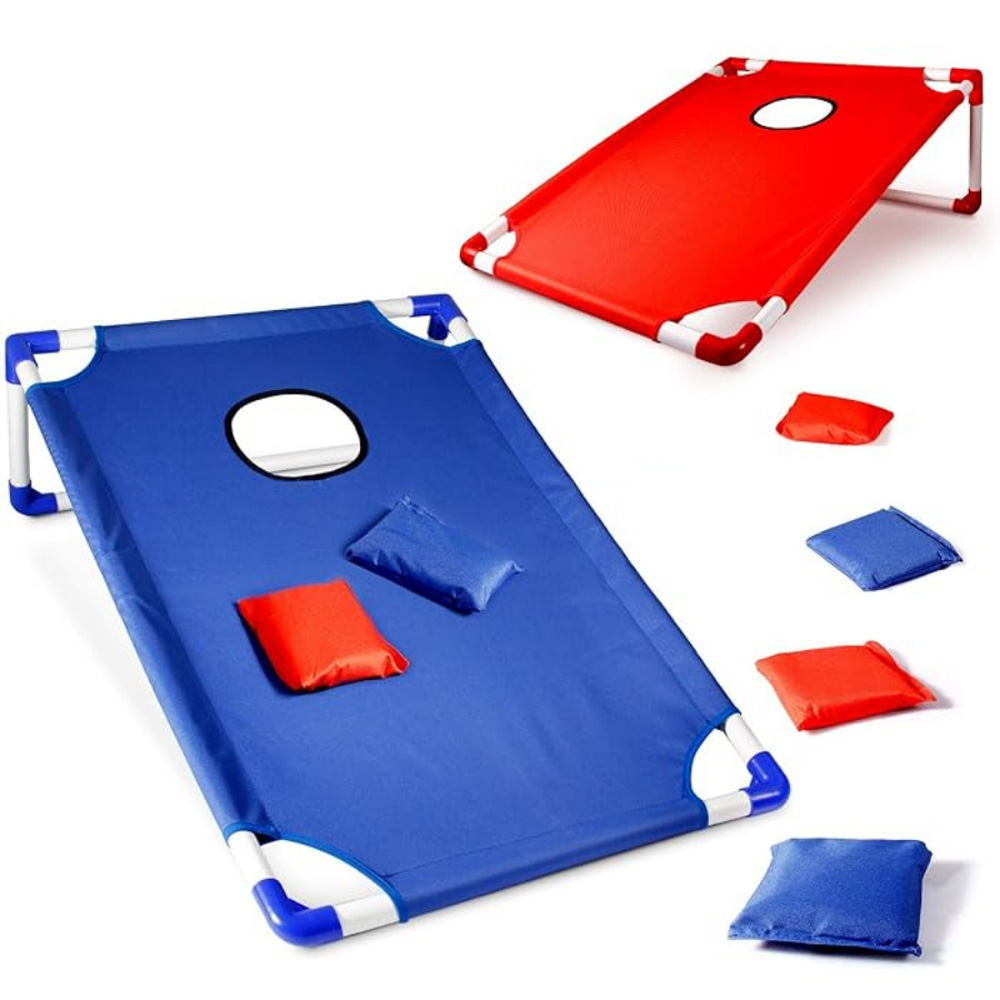 야드 던지기 게임용 옥수수 구멍 게임 보드 1개와 콩주 - Cornhole Board Set 리뷰 및 가격