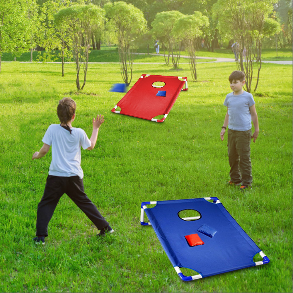 야드 던지기 게임용 옥수수 구멍 게임 보드 1개와 콩주 - Cornhole Board Set 리뷰 및 가격