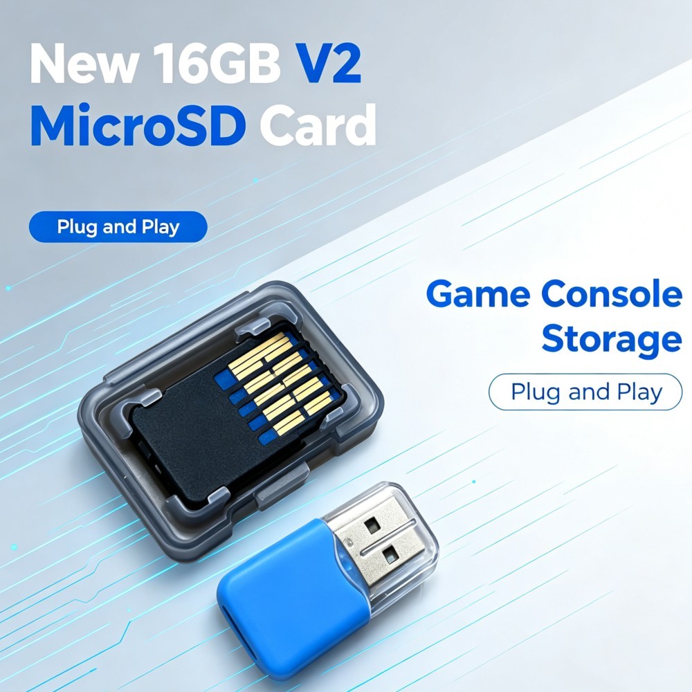 새로운 휴대용 마이크로 SD 카드 16GB 버전 V2  - Party Games Console 리뷰 및 가격