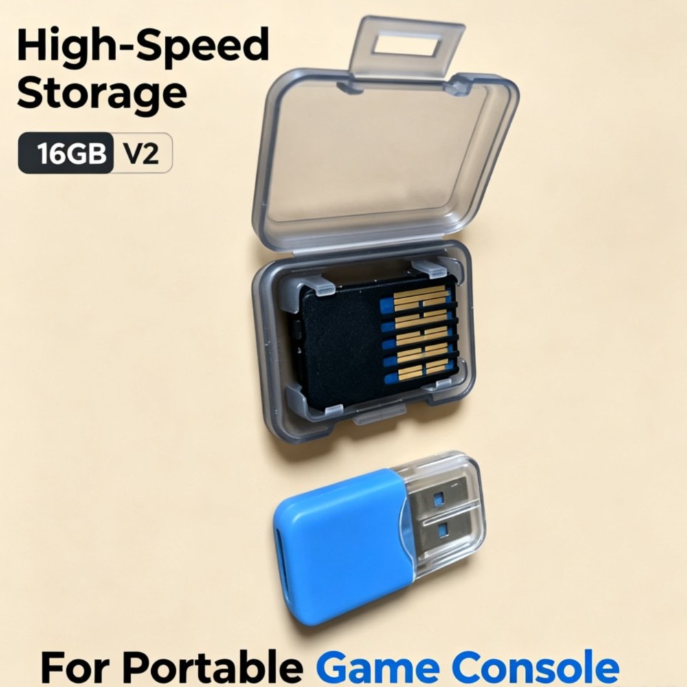 새로운 휴대용 마이크로 SD 카드 16GB 버전 V2  - Party Games Console 리뷰 및 가격