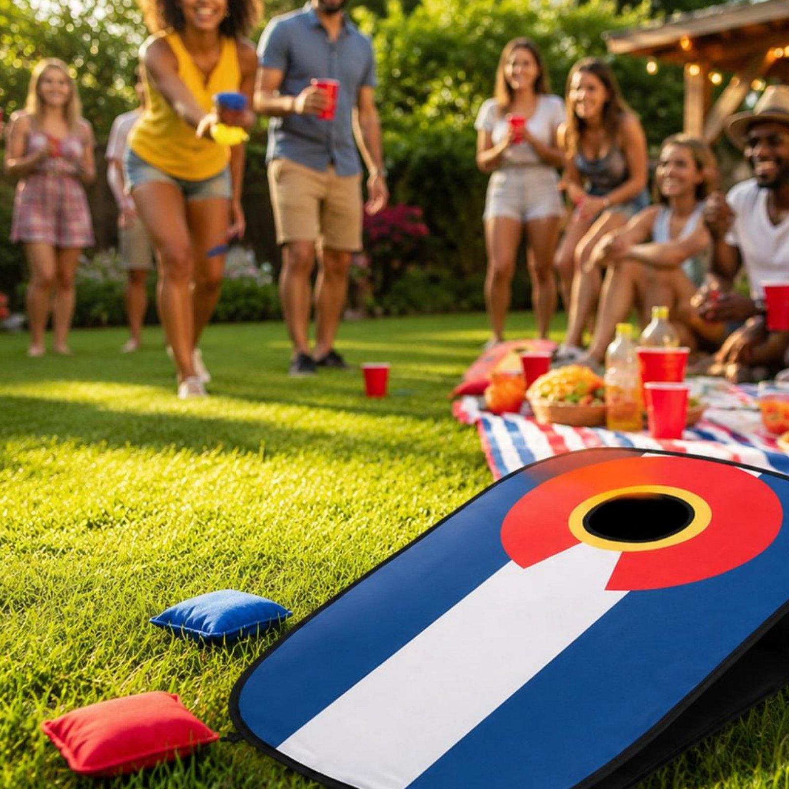 옥외 및 실내용 접이식 콘홀 세트, 간편하게 보관할 수 - Cornhole Board Set 리뷰 및 가격