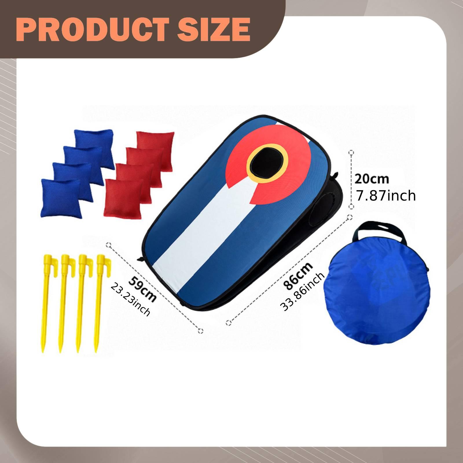 휴대용 콘홀 보드 세트 (콩백 포함) - 어린이 야외  - Cornhole Board Set 리뷰 및 가격