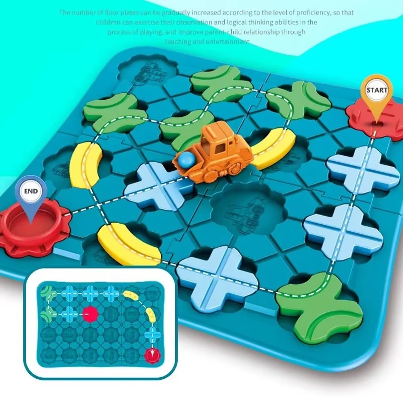 로드 미로 몬테소리 논리 로드 빌더 게임 조립 퍼즐 학 - Party Games Board Game 리뷰 및 가격