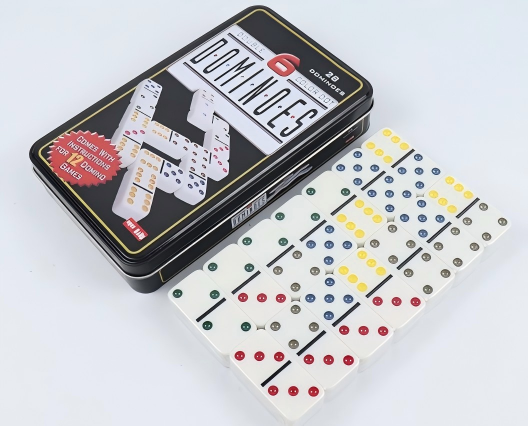 엘레강트마히 더블 식스 도미노 세트 (성인용, 틴 박스 - Party Games Board Game 리뷰 및 가격