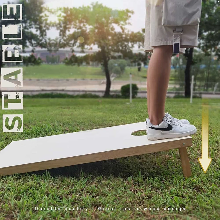 8개의 콘홀 토스 백 세트 포함 고급 원목 콘홀 게임  - Cornhole Board Set 리뷰 및 가격